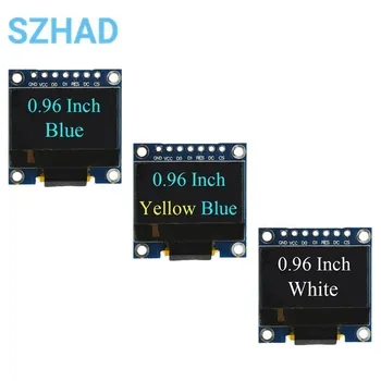 0,96 Дюймов IIC SPI Последовательный 7Pin Белый/Синий/Желтый Синий/Желтый OLED-Дисплей Модуль SSD1306 12864 ЖК-Экран Плата для Arduino