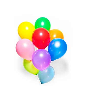 100 Перламутровых утолщенных латексных воздушных шаров для дня рождения, свадебные украшения изготовлены из прочного многоцветного латекса.