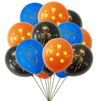 12шт Звездный шар Украшение тематической вечеринки Воздушный шар Гоку Украшение детского дня рождения воздушным шаром