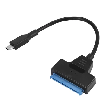 2X10 Гбит/с Type C USB 3.1 К SATA Iii HDD Ssd Кабель-Адаптер Для Жесткого Диска 2,5 Дюймов SATA Поддержка Usap Длина 20 см