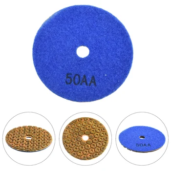 2ШТ Супер 4-дюймовых алмазных полировальных дисков Copper Bond для влажной полировки гранитных, мраморных, бетонных шлифовальных дисков для пола