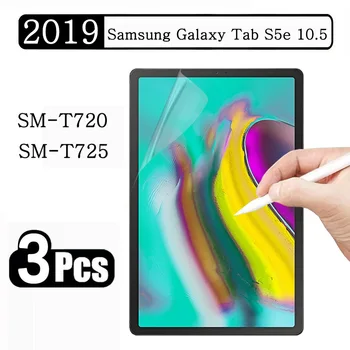 (3 упаковки) Бумажная Пленка Для Samsung Galaxy Tab S5e 10.5 2019 SM-T720 SM-T725 T720 T725 Защитная Пленка Для Экрана Планшета