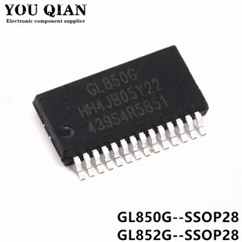 5 шт. Новый и оригинальный GL850G GL852G SSOP28 Центральный контроллер USB 2.0 микросхема IC USB 2.0 центральный контроллер, главный чип управления U-диском