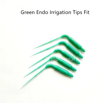 5 шт. стоматологических пластиковых наконечников Endo для орошения с акустическим приводом зеленого цвета, подходящих для ирригатора KaVo NSK Air Scaler