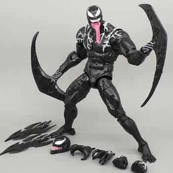 7-дюймовые фигурки Legends Venom Ml, множество аксессуаров с наборами оружия, Подвижные Статуэтки Venom, Коллекционные украшения
