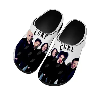 Cure Rock Band The Robert Smith Home Сабо, Водонепроницаемая обувь на заказ, Мужская Женская обувь для подростков, дышащие пляжные тапочки с отверстиями