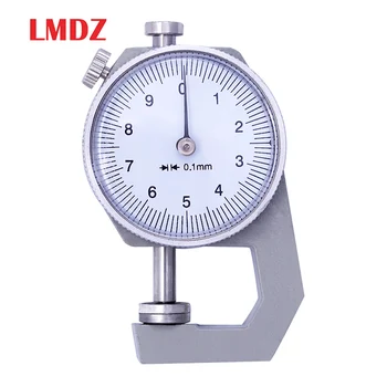 LMDZ Толщиномер с циферблатом 0-10 мм, измеритель ширины металла, Толщиномер с циферблатом, надежный инструмент для анализа