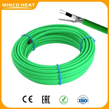 Minco Heat Всех размеров 110 В 220 В 17 Вт / м Водонепроницаемый саморегулирующийся нагревательный кабель для защиты от замерзания внутренней трубы