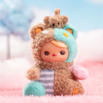 POP MART Серия Pucky Bear Planet-Виниловые плюшевые игрушки для слепых кукол Kawaii, фигурки, Игрушечная модель, Подарок-сюрприз, Таинственная коробка
