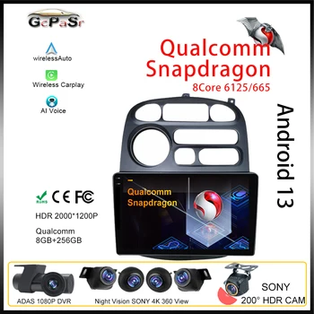 Qualcomm Android Для JAC Refine 2012-2015 Для Hyundai H-1 Starex 1997-2007 Плеер Мультимедийная Навигация Стерео Carplay Без 2din