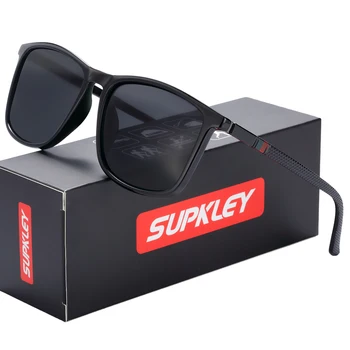 SUPKLEY Мужские поляризованные солнцезащитные очки Водитель Вождение Рыбалка Солнцезащитные очки Езда на велосипеде Спортивные очки UV400 Аксессуар для очков