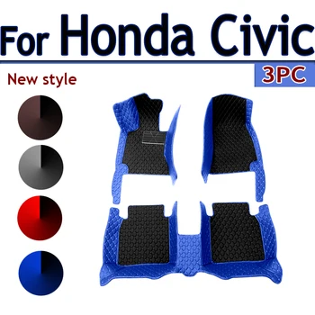 Автомобильные коврики для Honda Civic 2016 2017 2018 2019 2020 2021 2022, автомобильные ковровые покрытия на заказ