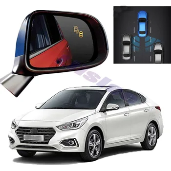 Автомобильный Датчик Обнаружения Зеркала BSM BSD BSA Radar Warning System Safety Driving Alert Для Hyundai Verna Brio Accent HC 2016~ 2020