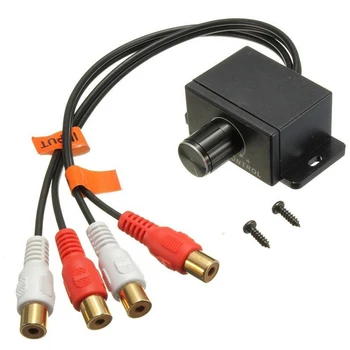 Автомобильный аудиокондиционер / видеоусилитель мощности с 2 * RCA входом и 2 * RCA выходным потенциометром