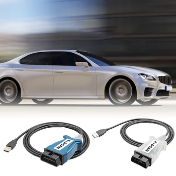 Автомобильный диагностический кабель KDCAN USB, диагностический интерфейс, USB-кабель, линия автоматической диагностики KDCAN с переключателем, микросхема FT245RL