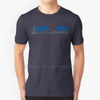 Высококачественные футболки с логотипом Ipswich Park & Ride, модная футболка, новая футболка из 100% хлопка