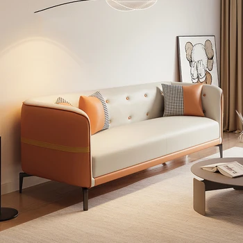 Двухместный роскошный диван Lazy Classic с Итальянским слоеным наполнителем, Расслабляющий диван-кровать, Многофункциональный Набор мебели для гостиной, салона Канапе