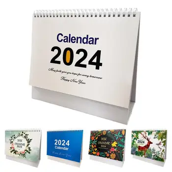 Декор столешницы Настольный календарь на 2024 год Постоянный настольный календарь-Календари на 2024 год Украшение домашнего стола в офисе