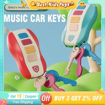 Детские игрушки Музыкальный ключ от машины Вокальный Умный пульт дистанционного управления Автомобильными голосами, ролевые игры, развивающие игрушки для детей, звуковые Поющие игрушки, рождественские подарки