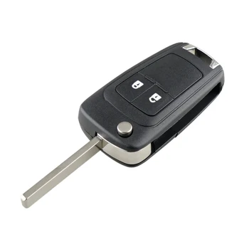 Для замены автомобильных ключей Opel 2 Кнопки Чехол для автомобильных ключей со складным лезвием для ключей