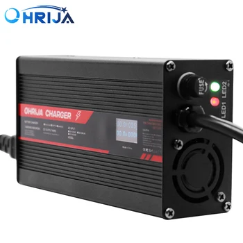Зарядное устройство OHRIJA 63V 5A Smart Aluminum Case Подходит Для 15S 55.5V LCD Dispay Li-ion Lipo Аккумулятор OLED Дисплей Быстрое Зарядное Устройство
