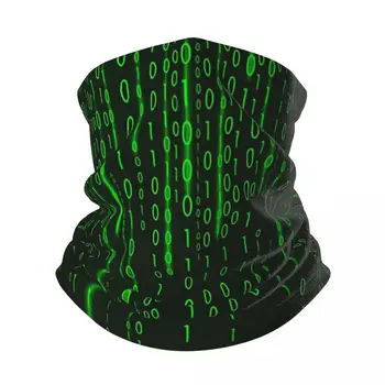 Зеленая бандана, гетры, Ветрозащитная маска для лица Matrix, шарф, Женский Мужской головной убор
