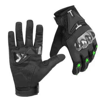 Зимние мотоциклетные перчатки с сенсорным экраном, защитные зимние тепловые перчатки для снегоходов с сенсорным экраном, 1 пара дышащих износостойких