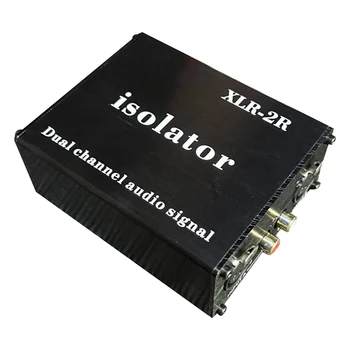 Изолятор шумоподавления XLR RCA XLR-2R Аудио шумоизолятор для устранения общего звука тока заземления