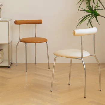 Компьютерные Индивидуальные обеденные стулья, кухня, Современный Высокий Индивидуальный обеденный стул, Дизайнерский шезлонг, ясли, мебель для дома ZY50CY