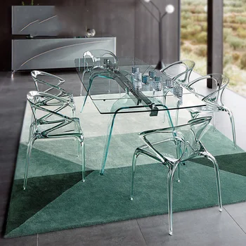 Креативный скандинавский дизайн обеденный стул из импортной смолы современный простой стул для отдыха книжный стул