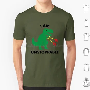Меня не остановить! Милые футболки с динозаврами для любителей динозавров, хлопковая мужская женская футболка с принтом своими руками, крутой динозавр, Забавный Динозавр, Прикольный динозавр