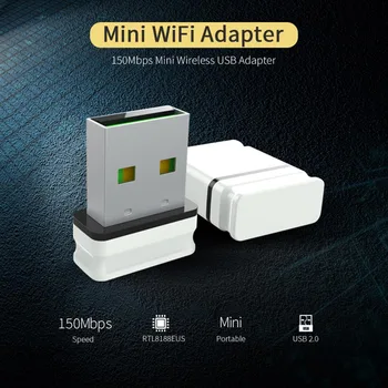 Мини-USB Wi-Fi Адаптер RTL8188 2.4G Wifi Ключ 150 Мбит/с 802.11b/g/n Wifi Излучатель Wi-Fi Приемник Сетевая Карта Антенна для Windows