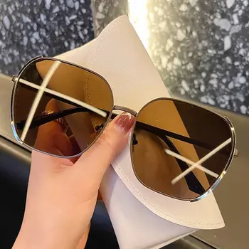 Модные Женские и мужские очки UV400 Негабаритные Солнцезащитные очки с поляризованными оттенками