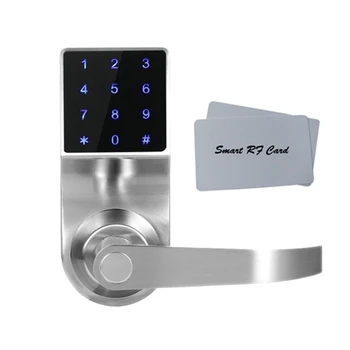Надежный электронный дверной замок без ключа для безопасности дома и офиса, сенсорный экран