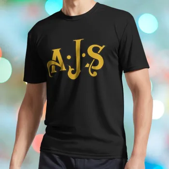 Новая футболка AJS MOTORCYCLE CLASSIC с логотипом Active, размер США от S до 5XL