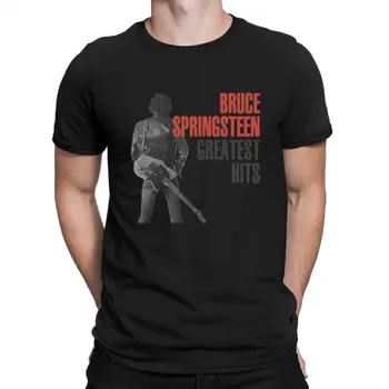 Новейшая футболка Брюса Спрингстина для мужчин, туристическая базовая футболка с круглым воротником, отличительные подарки на день рождения, уличная одежда
