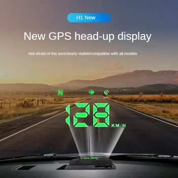 Новый головной дисплей автомобиля HUD, GPS-измеритель скорости, новый энергетический USB-прикуриватель, Спидометр, головной дисплей
