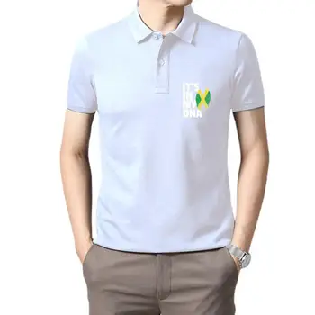 Одежда для гольфа мужская Черный Флаг Ямайки Ямайская Гордость Днк Мужчины Женщины Подарок для детей 100% Хлопок Специальная футболка поло с принтом на заказ для мужчин