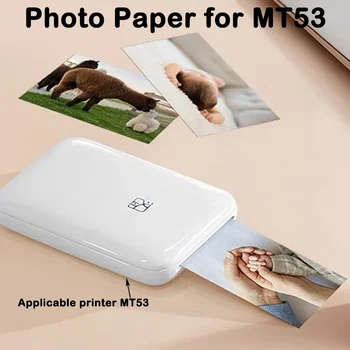 Оригинальная Самоклеящаяся Фотобумага MT53 2x3 Дюйма С липкой подложкой Для карманного Мини-цветного фотопринтера HPRT MT53