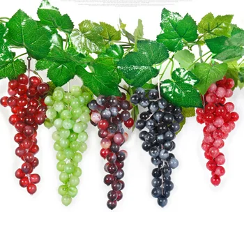 Подвесной искусственный виноград, искусственные фрукты 