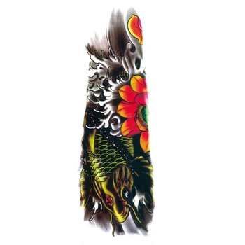 Портал для прыжков с карпом водонепроницаемые Временные татуировки мужчины Рыбалка Харадзюку Поддельная татуировка хна временная татуировка животных tatuagjes