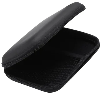 Портативный жесткий диск с противоударной застежкой-молнией, сумка-кейс для 2,5-дюймового жесткого диска, жесткий кейс черного цвета