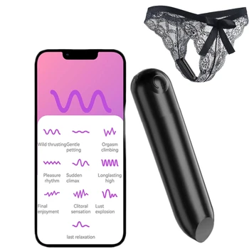 Приложение Bullet Vibrator Мини-пуля G Spot Вибратор для сосков и Клитора Секс-стимулятор для женщин AV Волшебная палочка Массаж Секс-игрушки Палочка