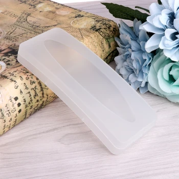 Прочный пластиковый прозрачный футляр для солнцезащитных очков с клипсой для защиты очков