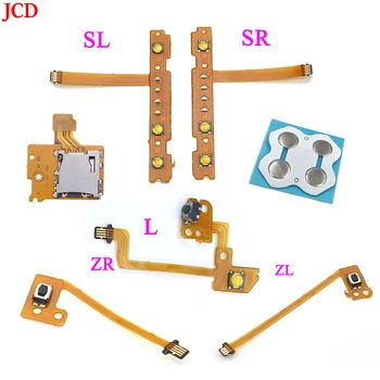 Ремонтный комплект JCD для NS для контроллера коммутатора SL/SR ZR/ZL/L кнопка с ленточным гибким кабелем Слот для SD-карты