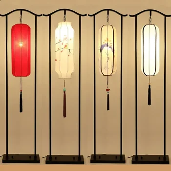 Ретро Дзен Новый китайский торшер Антикварные Настольные светильники для гостиной Современный Торшер для кабинета Спальни Декор комнаты Настольная лампа