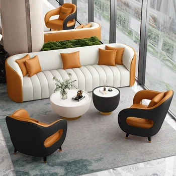 Роскошный диван для приема гостей Внешний вид дома Современный Дизайнерский стиль гостиной Классический диван Минималистский Диван Водонепроницаемая мебель