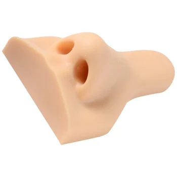 Силиконовый протез Носа, Часть тела, Гибкие Поддельные Украшения для пирсинга лица