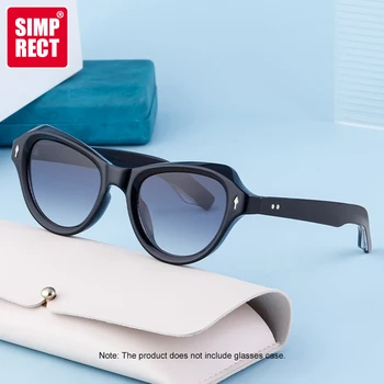 Солнцезащитные очки SIMPRECT Cat Eye, женские солнцезащитные очки 2023, Роскошный бренд, Качественные Солнцезащитные очки с защитой от ультрафиолета, Градиентные Дизайнерские модные Винтажные очки