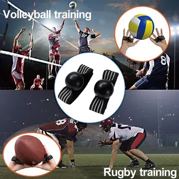 Тренировочный пояс для волейбола, приспособление для управления пальцами, тренажер для ловли футбола, набор бандажей для улучшения контроля рук При приеме
